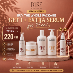Pure official keratin package (all-in-1) & FREE SERUM!